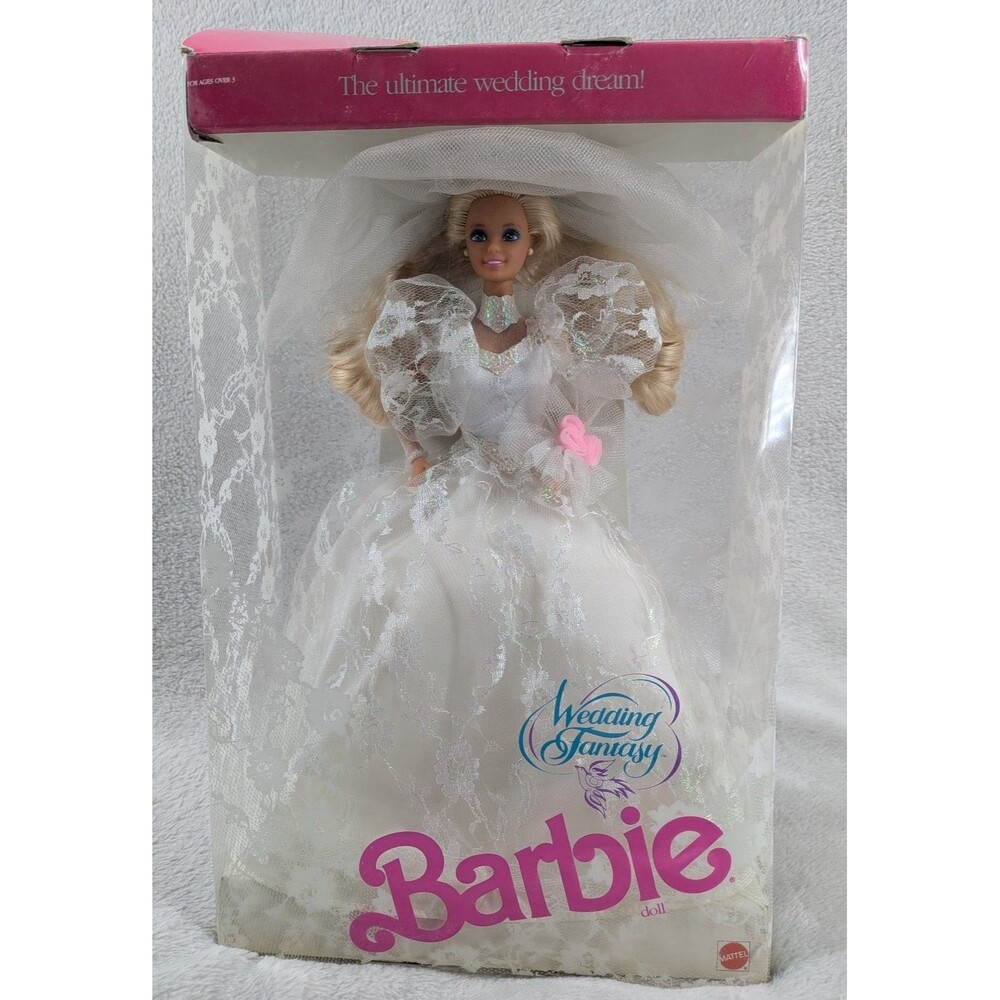 Barbie Wedding Fantasy Doll Rooted Hair w/Outfit 1989